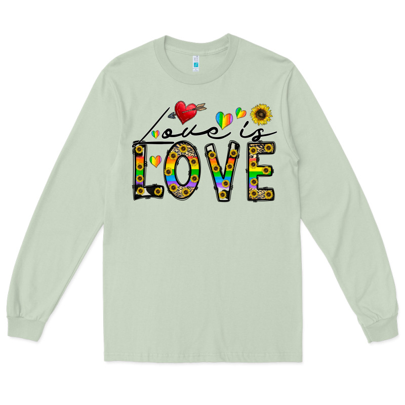 Love Is Love Long Sleeve Tee by CowhideDigitalArt | Teevron