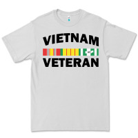 Dove Grey vietnam veteran flag Premium Tee - linhVisuals