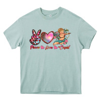 Arona peace love cupid Heavy Core Tee - RanaPortraitStore
