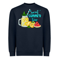 Navy sweet summer time no background Heavyweight Sweatshirt - Jasminsmagicworld