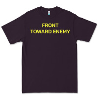 Plum FRONT TOWARD ENEMY Premium Tee - linhVisuals