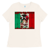 Bone mexican messy bun mamacita Ladies Tee - BundleAndBundleShop