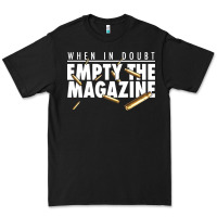 Black when in doubt empty the magazine Premium Tee - linhVisuals