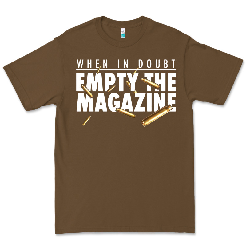 When In Doubt Empty The Magazine Premium Tee by linhVisuals | Teevron