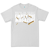 Dove Grey when in doubt empty the magazine Premium Tee - linhVisuals