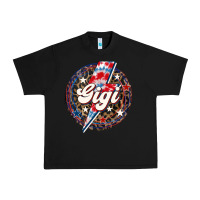 Black Western Gigi Patriotic 4th of July Urban Heavy Tee - LillyAllenDesigns