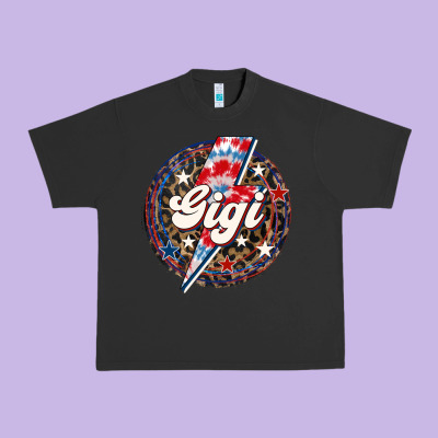 Western Gigi Patriotic 4th Of July Urban Heavy Tee Designed By Lillyallendesigns