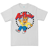 Dove Grey Funko Up Arthur Premium Tee - linhVisuals