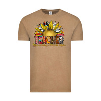 Vintage Coffee Teacher Vintage Tee - CowhideDigitalArt