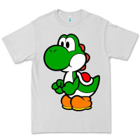 Dove Grey Yoshi Green Premium Tee - linhVisuals