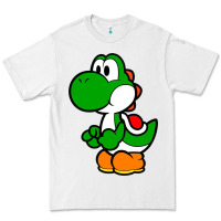 White Yoshi Green Premium Tee - linhVisuals