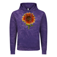 Cloud Purple The  Sunflower Vintage Hoodie - LillyAllenDesigns
