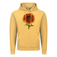 Vintage Mustard The  Sunflower Vintage Hoodie - LillyAllenDesigns