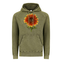 Vintage Olive The  Sunflower Vintage Hoodie - LillyAllenDesigns