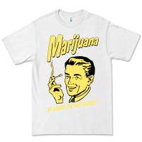 White the marijuana weed Premium Tee - linhVisuals