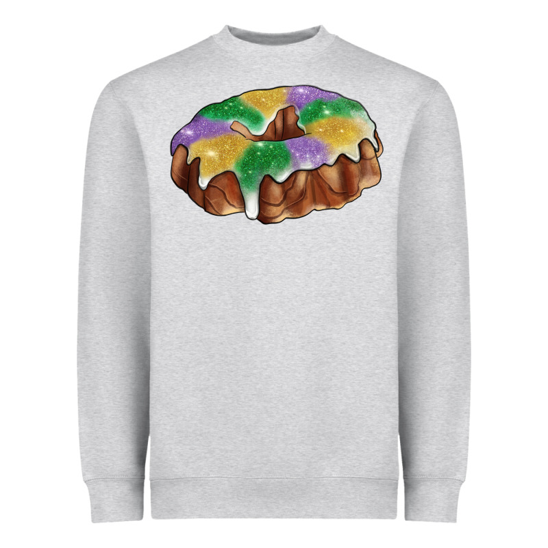 Mardi Gras King Cake Heavyweight Sweatshirt by RanaPortraitStore | Teevron