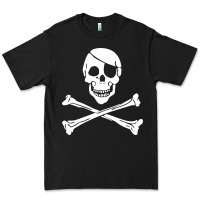 Black skull crossbones Premium Tee - linhVisuals