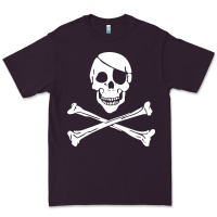 Plum skull crossbones Premium Tee - linhVisuals