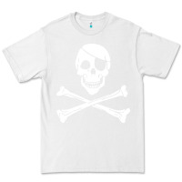 White skull crossbones Premium Tee - linhVisuals