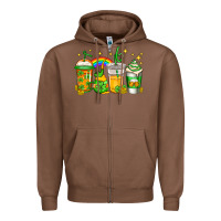 Chestnut st patricks day coffee Zipper Hoodie - Jasminsmagicworld