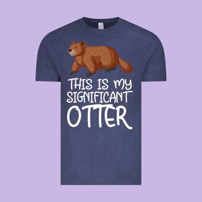 This Is My Significant Otter Vintage Tee Designed By Bettercallsaul