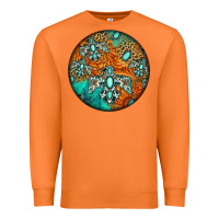 Carrot western pattern circle Premium Sweatshirt - Jasminsmagicworld