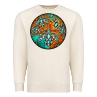 Sandshell western pattern circle Premium Sweatshirt - Jasminsmagicworld