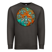Smoke western pattern circle Premium Sweatshirt - Jasminsmagicworld