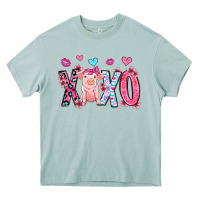 Arona xoxo pig olivia Heavy Core Tee - OliviaCreatesArt