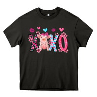 Asphalt xoxo pig olivia Heavy Core Tee - OliviaCreatesArt