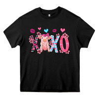 Black xoxo pig olivia Heavy Core Tee - OliviaCreatesArt
