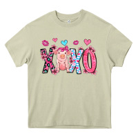 Mossy xoxo pig olivia Heavy Core Tee - OliviaCreatesArt