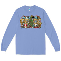 Colony Blue peace Long Sleeve Tee - SublimationCraftShop