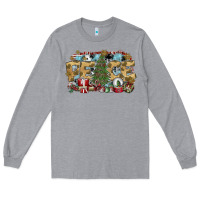 Heather Grey peace Long Sleeve Tee - SublimationCraftShop