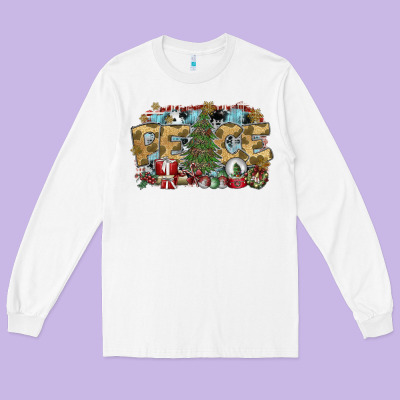 Peace Long Sleeve Tee Designed By Sublimationcraftshop