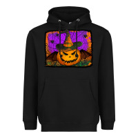 Black jack o' lantern pumpkin Heavyweight Hoodie - Jasminsmagicworld