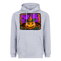 Heather Grey jack o' lantern pumpkin Heavyweight Hoodie - Jasminsmagicworld