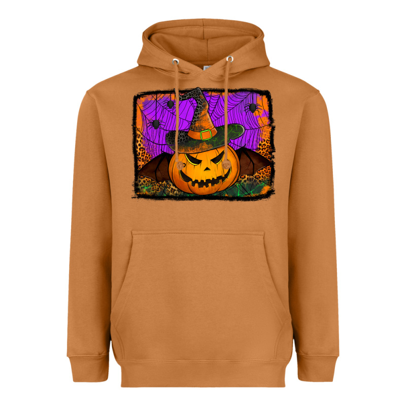 Jack O' Lantern Pumpkin Heavyweight Hoodie by Jasminsmagicworld | Teevron