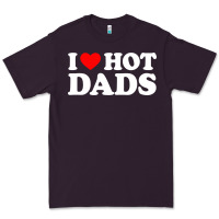 Plum i love hot dads shirt i heart Premium Tee - linhVisuals