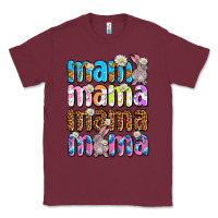Burgundy Easter mama mama mama Classic Tee - OliviaCreatesArt