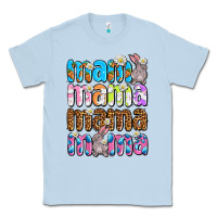 Dusty Blue Easter mama mama mama Classic Tee - OliviaCreatesArt