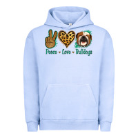 Pigment Grape Ice Peace Love Bulldog Urban Hoodie - Jasminsmagicworld