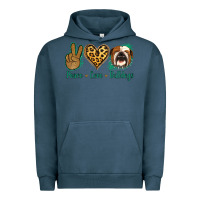 Pigment Midnight Navy Peace Love Bulldog Urban Hoodie - Jasminsmagicworld