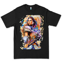 Black ALOY - HORIZON FORBIDDEN WEST Premium Tee - linhVisuals