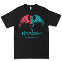 Black HORIZON FORBIDDEN WEST Premium Tee - linhVisuals