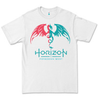 White HORIZON FORBIDDEN WEST Premium Tee - linhVisuals