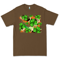 Cacao st.patricks plaid  green glitter cowhide  leopard Premium Tee - FaDigitalArtStudio