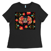 Black sugar skull tumbler Ladies Tee - BundleAndBundleShop