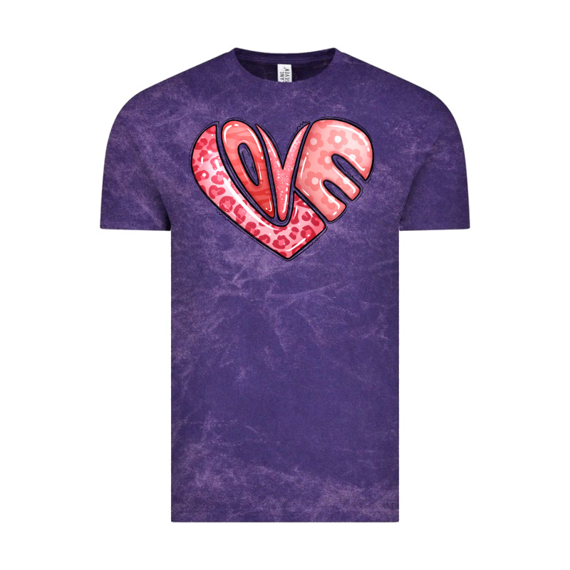 Heart Shaped Love Valentine's Day Vintage Tee by LillyAllenDesigns | Teevron