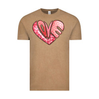 Vintage Coffee heart shaped love valentine's day Vintage Tee - LillyAllenDesigns